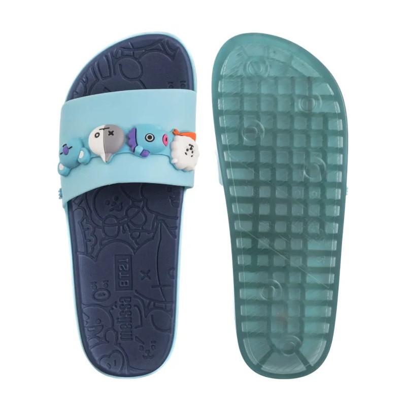 Melissa Beach Slide Next Gen 33398/53941 Blue (ML367-a) Women's Shoes/Flip Flops
