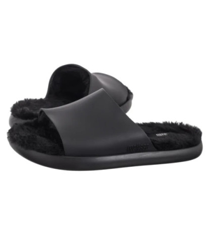 Melissa Fluffy Slide AD 33309/50522 Black (ML370-a) Women's Shoes/Flip Flops