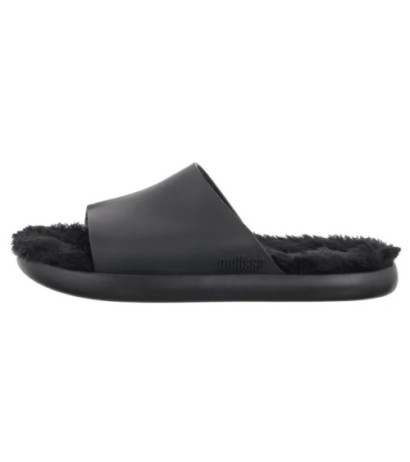 Melissa Fluffy Slide AD 33309/50522 Black (ML370-a) Women's Shoes/Flip Flops
