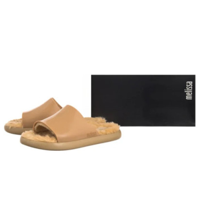 Melissa Fluffy Slide AD 33309/50484 Beige/Beige (ML370-b) Women's Shoes/Flip Flops