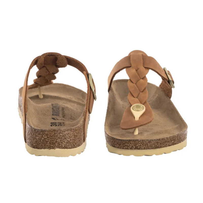 Birkenstock Gizeh Braided Cognac 1021355 (BK310-a) flip flops