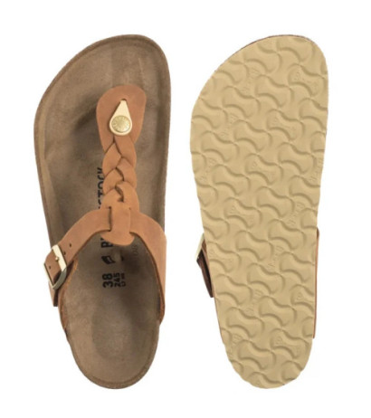 Birkenstock Gizeh Braided Cognac 1021355 (BK310-a) flip flops