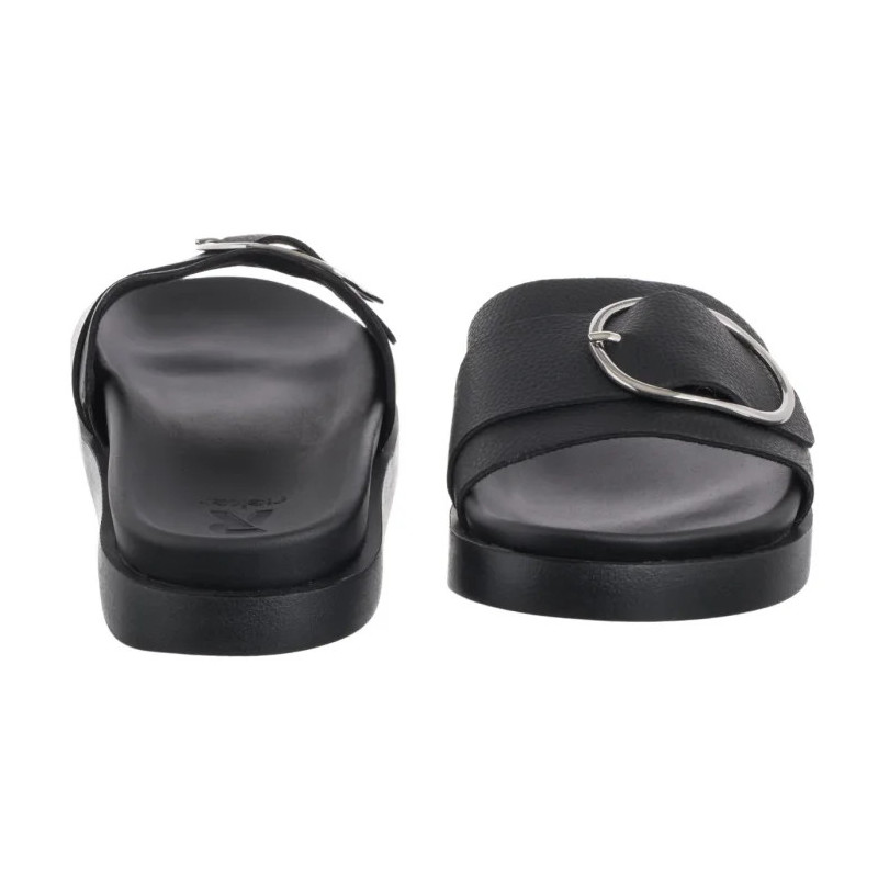 Rieker Czarne W1453-00 Black (RI273-a) Women's Shoes/Flip Flops