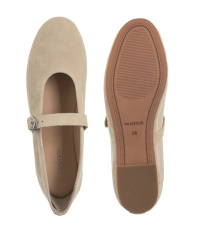 Wojas Beżowe 44058-64 (WO293-a) ballerinas