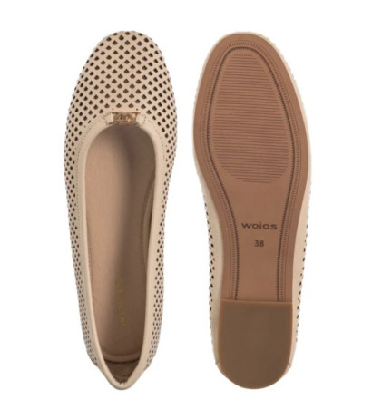Wojas Beżowe 44056-54 (WO296-a) ballerinas