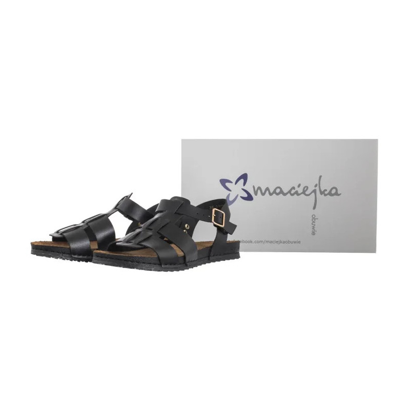 Maciejka Czarne 06999-01/00-0 (MA1359-a) sandals