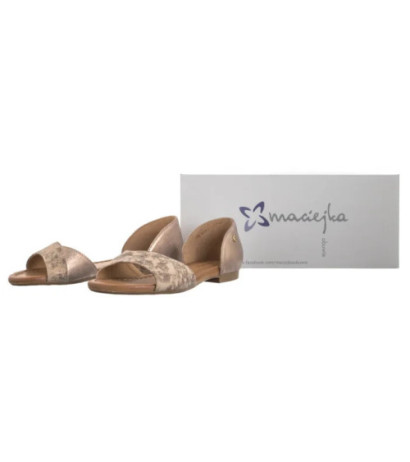Maciejka Złote 06947-25/00-1 (MA1364-a) sandals