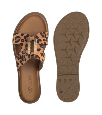 Venezia Brązowe H036NUBROBK045 (VE845-a) Women's Shoes/Flip Flops