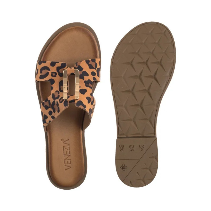 Venezia Brązowe H036NUBROBK045 (VE845-a) Women's Shoes/Flip Flops