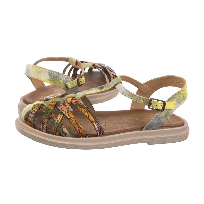 Maciejka Żółte 06803-07/00-5 (MA1365-b) sandals