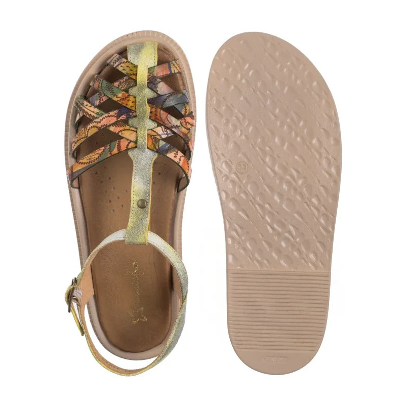 Maciejka Żółte 06803-07/00-5 (MA1365-b) sandals