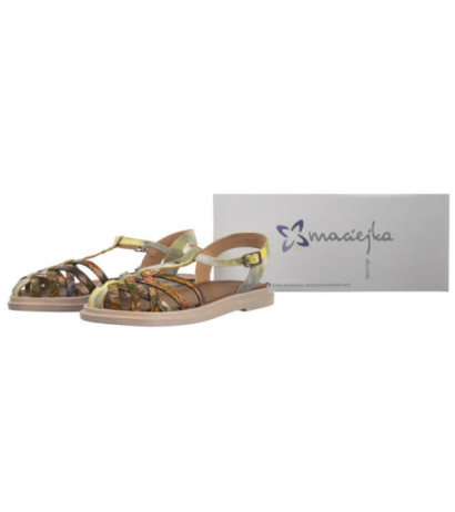 Maciejka Żółte 06803-07/00-5 (MA1365-b) sandals
