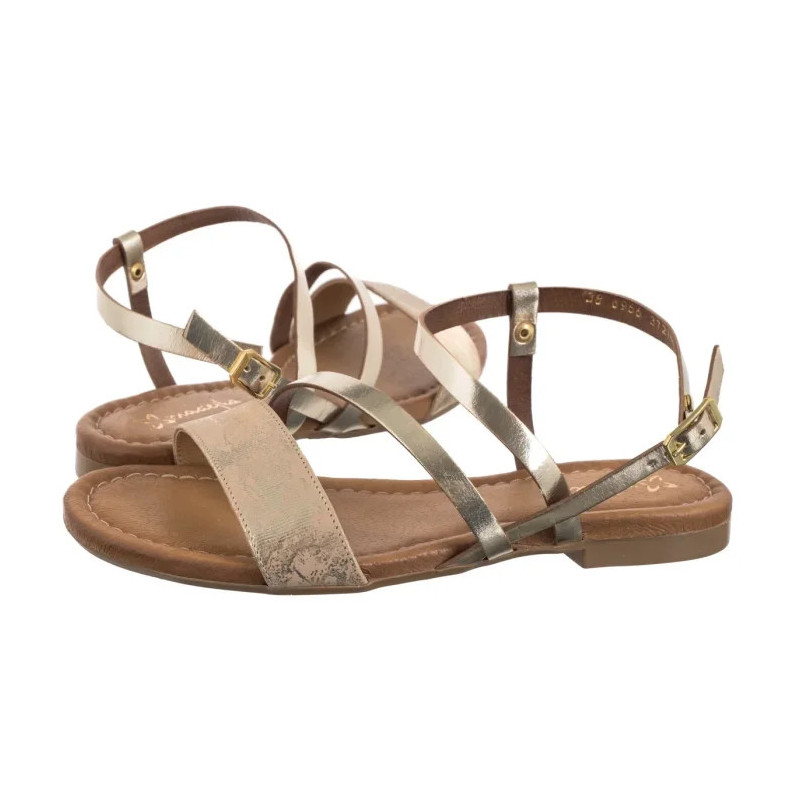 Maciejka Złote 06966-25/00-1 (MA1366-a) sandals