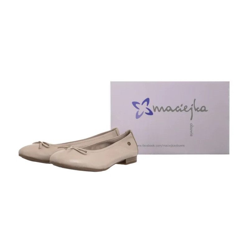 Maciejka Beżowe P6800-04/00-0 (MA1368-a) ballerinas