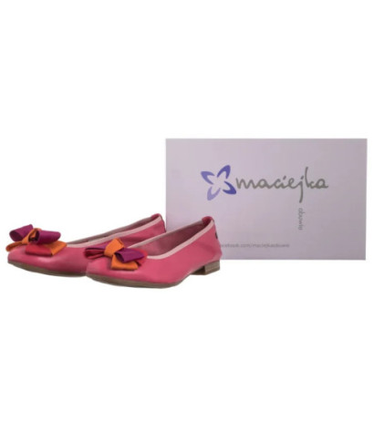 Maciejka Różowe P6801-15/00-0 (MA1369-a) ballerinas