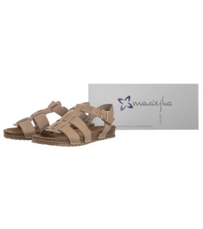 Maciejka Beżowe 06999-04/00-0 (MA1359-b) sandals