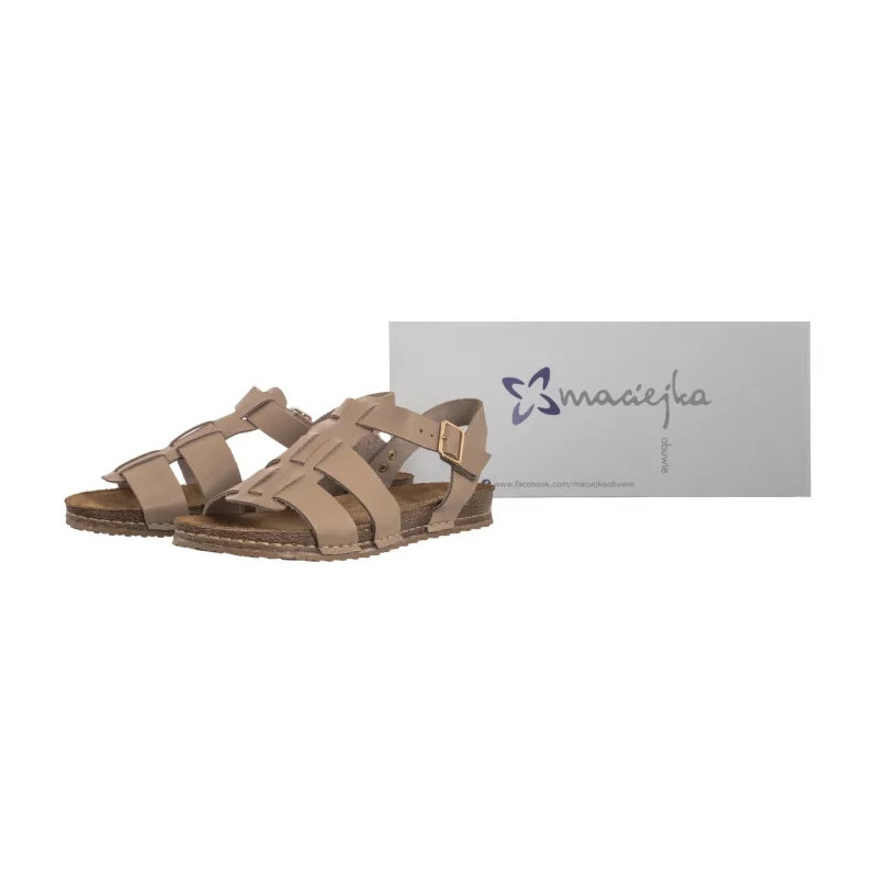 Maciejka Beżowe 06999-04/00-0 (MA1359-b) sandals