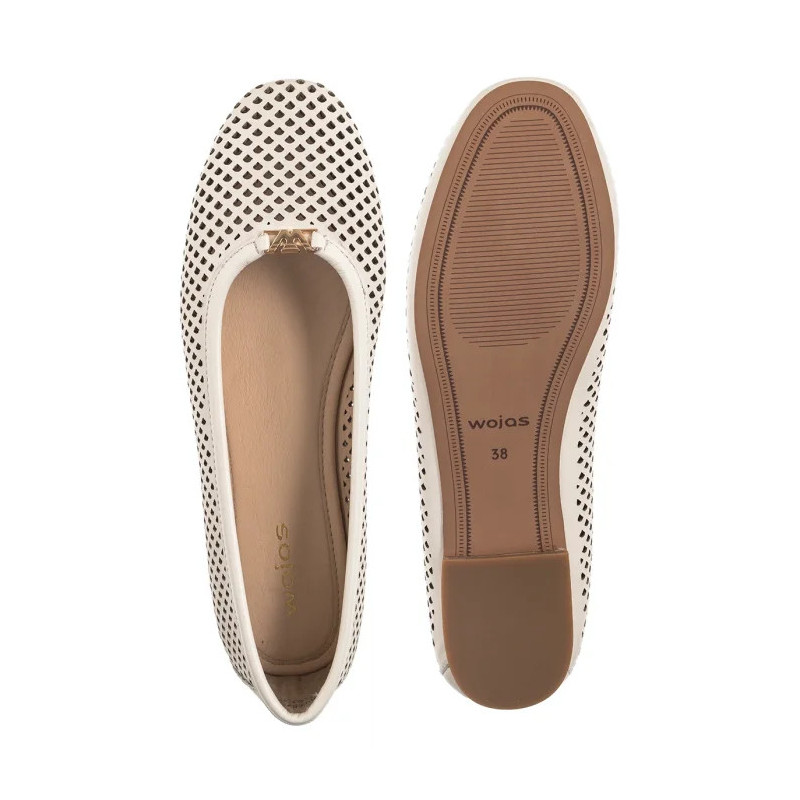Wojas Kremowe 44056-59 (WO296-b) ballerinas