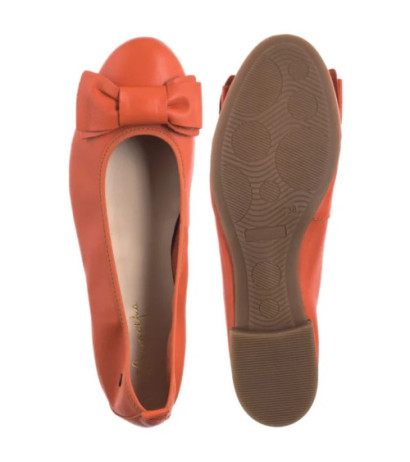 Maciejka Pomarańczowe P6802-18/00-0 (MA1370-b) ballerinas