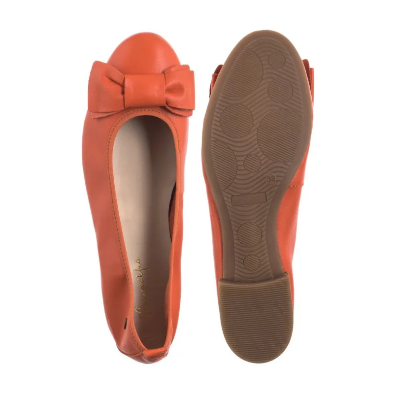 Maciejka Pomarańczowe P6802-18/00-0 (MA1370-b) ballerinas