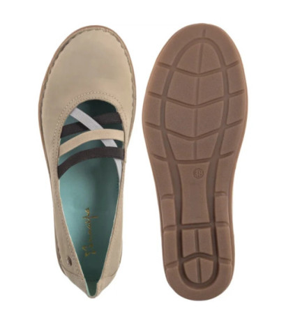 Maciejka Beżowe P6815-10/00-1 (MA1372-a) ballerinas