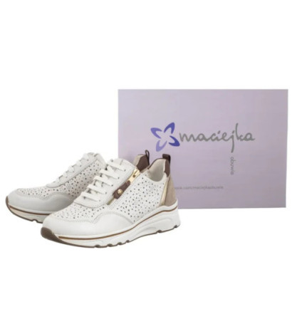 Maciejka Białe P6807-11/00-9 (MA1373-a) shoes