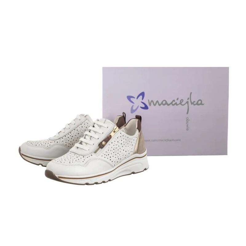 Maciejka Białe P6807-11/00-9 (MA1373-a) shoes