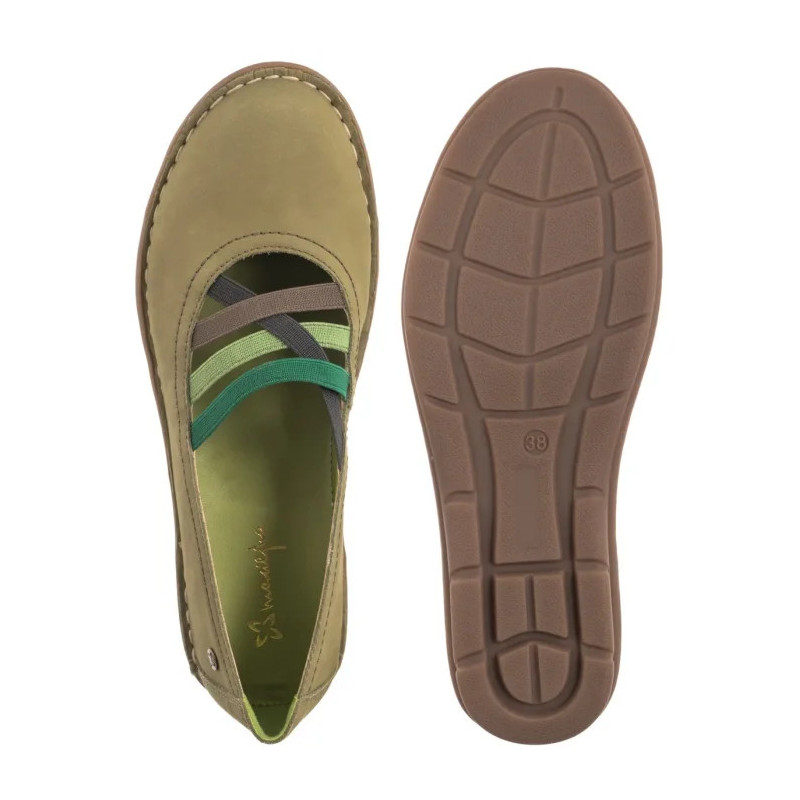 Maciejka Zielone P6815-09/00-1 (MA1372-b) ballerinas