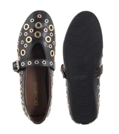 Carinii Czarne B10046-353-000-000-000 (CI814-b) ballerinas