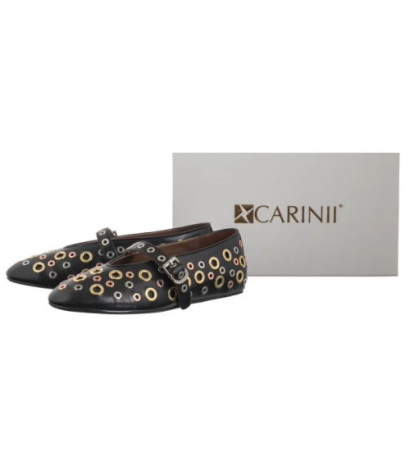 Carinii Czarne B10046-353-000-000-000 (CI814-b) ballerinas