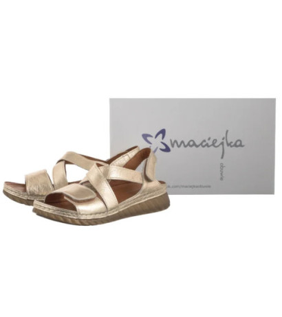 Maciejka Złote L6848-25/00-1 (MA1380-a) sandals