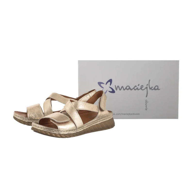 Maciejka Złote L6848-25/00-1 (MA1380-a) sandals
