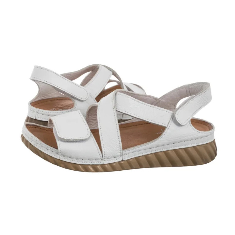 Maciejka Białe L6848-11/00-1 (MA1380-b) sandals