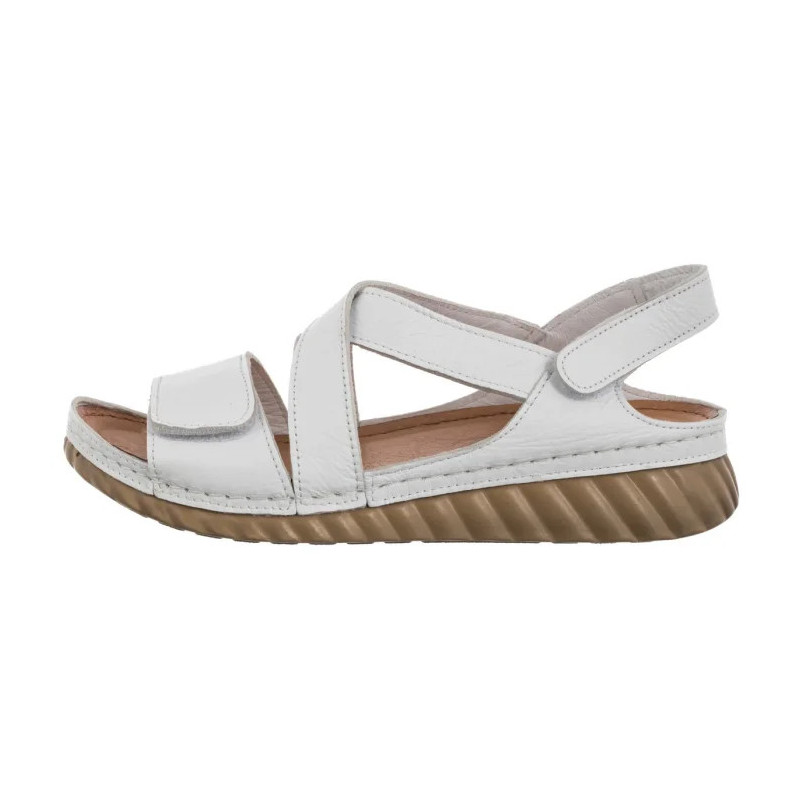 Maciejka Białe L6848-11/00-1 (MA1380-b) sandals