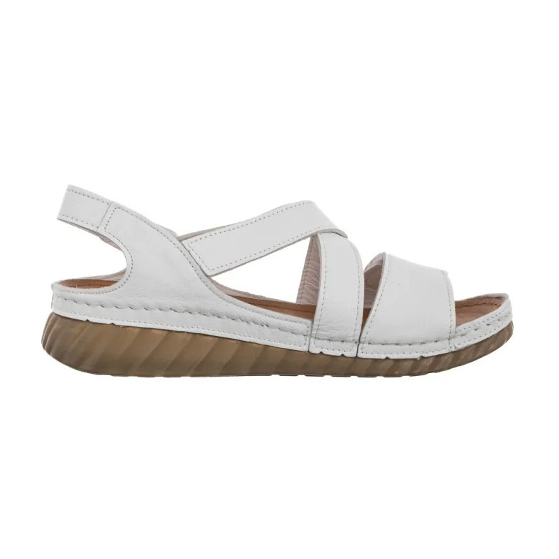 Maciejka Białe L6848-11/00-1 (MA1380-b) sandals