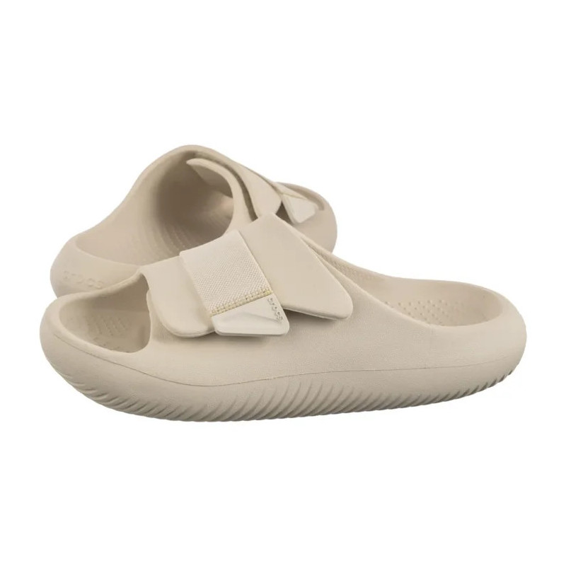 Crocs Mellow Luxe Recovery Slide Stucco 209413-160 (CR374-a) Women's Shoes/Flip Flops