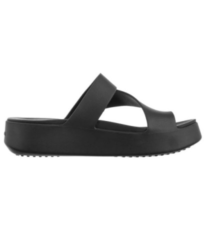 Crocs Getaway Platform Toe Loop Black 210834-001 (CR375-b) flip flops
