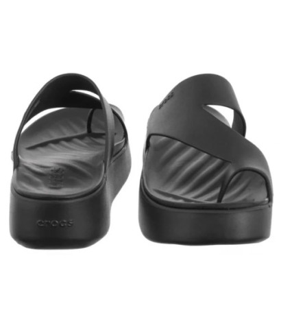 Crocs Getaway Platform Toe Loop Black 210834-001 (CR375-b) flip flops