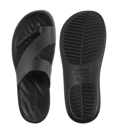 Crocs Getaway Platform Toe Loop Black 210834-001 (CR375-b) flip flops