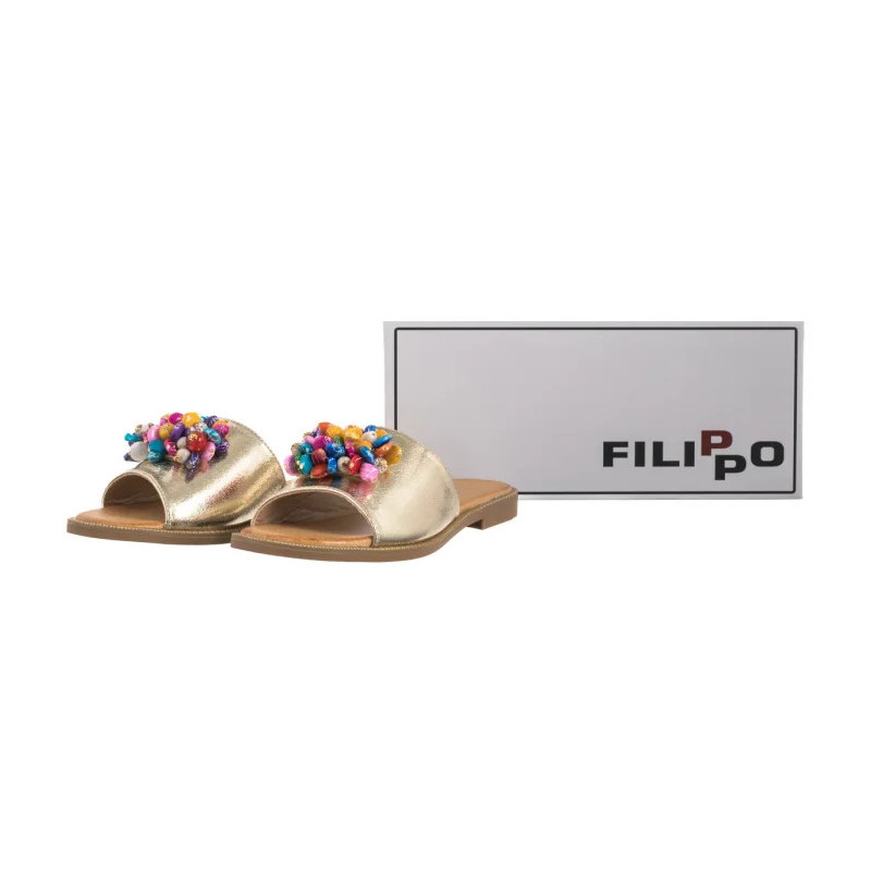 Filippo Złote DK6233/25 GO (FO165-a) Women's Shoes/Flip Flops