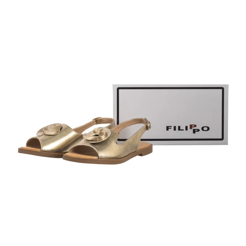 Filippo Złote DS6915/25 GO (FO166-a) sandals