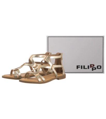 Filippo Złote DS6912/25 GO (FO167-a) sandals