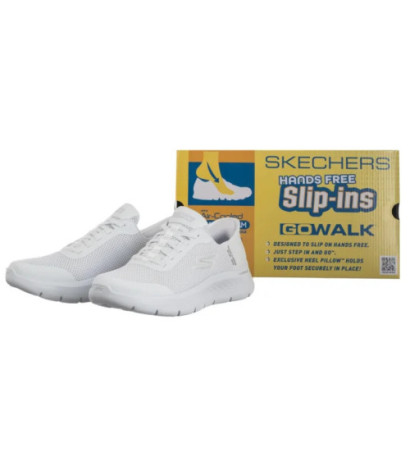 Skechers Go Walk Flex Slip-Ins Grand Entry White 124836/WHT (SK229-a) sports Shoes