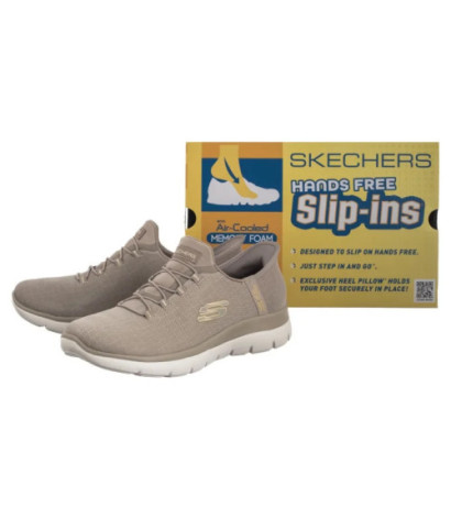 Skechers Summits Classy Night Taupe/Gold 150128//TPGD (SK241-a) shoes