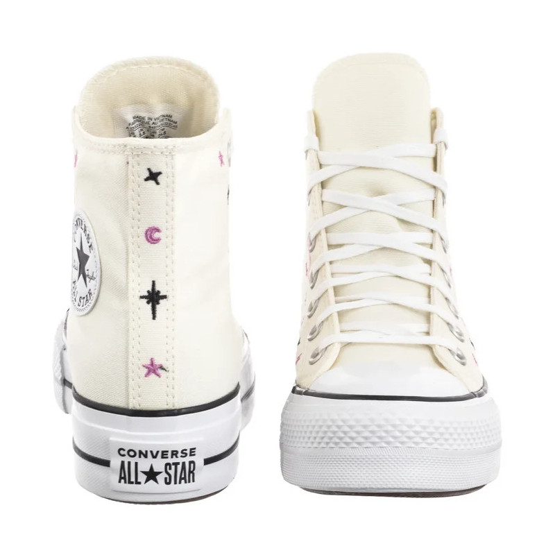 Converse CTAS Lift Hi Egret/Black/Cactus Bud A13522C (CO772-a) shoes