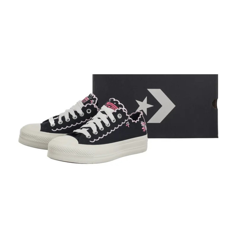 Converse CTAS Lift Ox Black/Vintage White A13529C (CO774-a) shoes