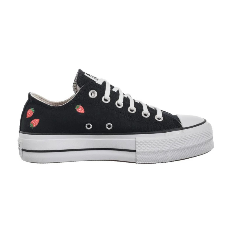 Converse CTAS Lift Ox Black/Soft Red/White A14935C (CO775-a) shoes