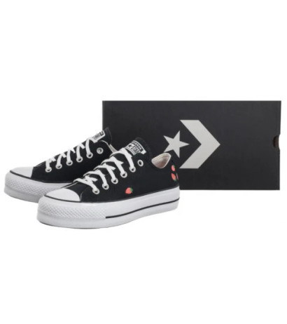 Converse CTAS Lift Ox Black/Soft Red/White A14935C (CO775-a) shoes