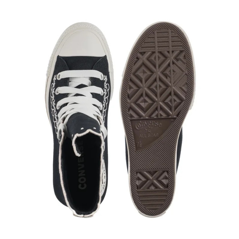 Converse CTAS Wedge Hi Black/Vintage White/Pale Petal A13546C (CO776-a) shoes