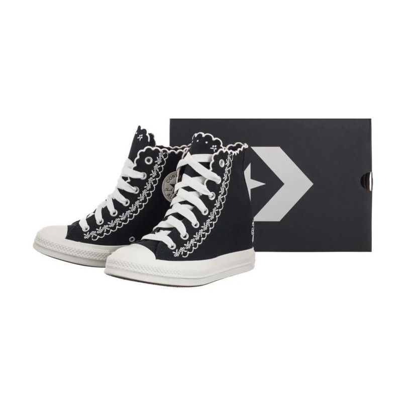 Converse CTAS Wedge Hi Black/Vintage White/Pale Petal A13546C (CO776-a) shoes